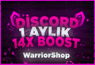 STOK VAR! ⭐️1 Aylık Discord 14x Boost Garanti