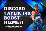 1 Aylık Discord 14x Boost | GARANTİ