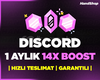 ⭐1 AYLIK DİSCORD 14X BOOST | GARANTİLİ⭐