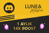 1 AYLIK DİSCORD 14x BOOST | HEMEN TESLİM