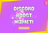 1 AYLIK DİSCORD 14x BOOST | HEMEN TESLİM