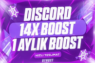⭐[1 AYLIK] Discord 14X Server Boost