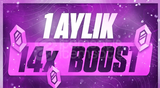  [1 Aylık] Discord 14x Server Boost