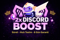 1 Aylık Discord 2x Boost | Hızlı & Güvenli
