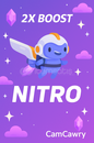 ⭐️1 Aylık Discord 2x Boostlu Nitro⭐️