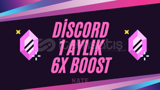 [1 AYLIK] DİSCORD 6X BOOST