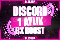 ⭐️[BOTSUZ]1 Aylık Discord 8x Boost | Garanti