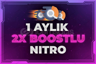 [OTO] AYLIK DİSCORD NİTRO 2X BOOST
