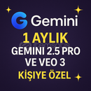 ✨1 Aylık Gemini 2.5 PRO & VEO 3 - Kişiye Özel ✨