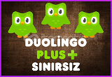 Anlık | Duolingo Plus + Sınırsız + Hesabınıza
