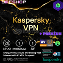 ⭐[1 AYLIK] Kaspersky VPN ve Premium (+20 cihaz)