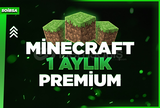 1 Aylık Minecraft Premium