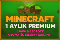 [ONLİNE]⭐1 AYLIK MİNECRAFT PREMİUM⭐