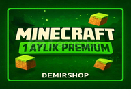 ⭐OTO TESLİM - 1 Aylık Minecraft Premium