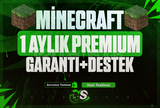 ⭐[1 AYLIK] MİNECRAFT PREMİUM + GARANTİ⭐