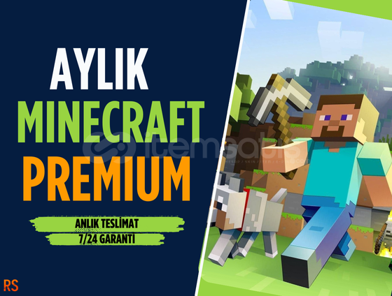 1 Aylık Minecraft Premium + Garanti 1 Aylık Minecraft Premium + Garanti