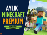 1 Aylık Minecraft Premium + Garanti