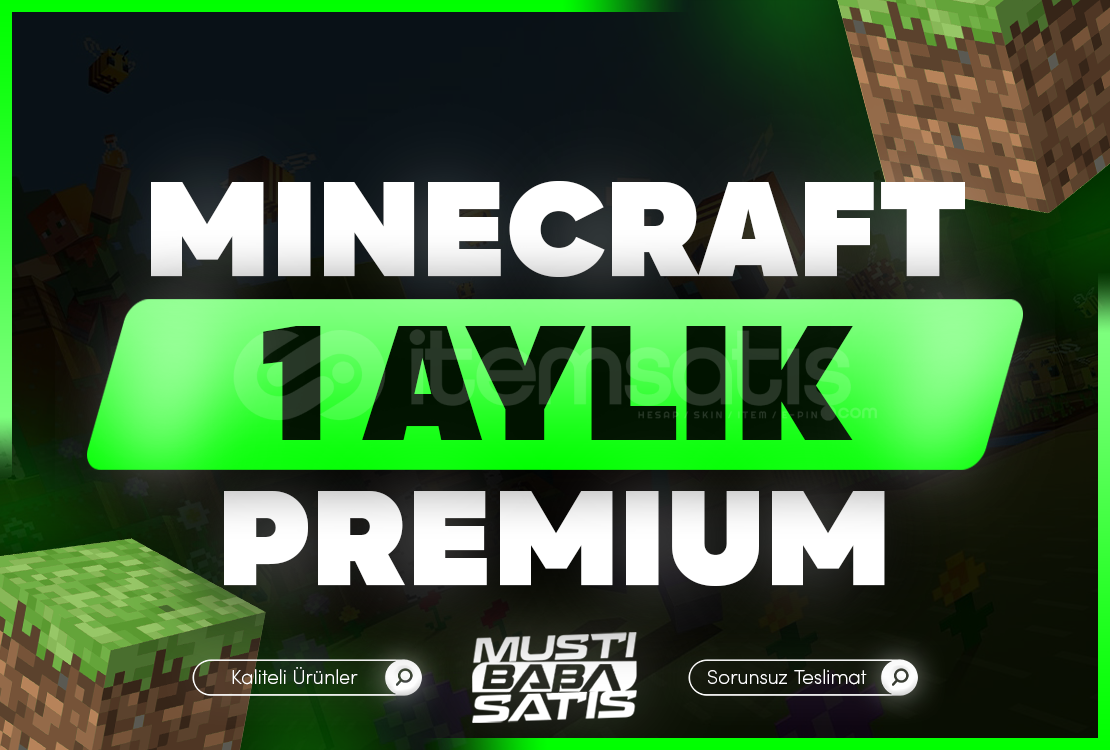 ⭐1 Aylık Minecraft Premium + Garanti ⭐1 Aylık Minecraft Premium + Garanti