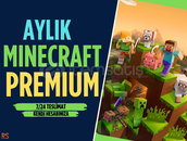 1 Aylık Minecraft Premium + Garanti