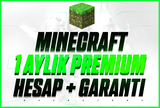 ⭐️1 AYLIK MİNECRAFT PREMİUM + GARANTİ⭐️