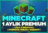 ⭐️1 Aylık Minecraft Premium + Garanti