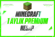⭐️1 AYLIK MİNECRAFT PREMİUM + GARANTİ⭐️