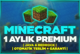 ⭐️1 Aylık Minecraft Premium + Garanti