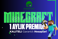 ⭐1 Aylık Minecraft Premium + Garanti ⭐