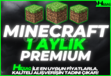 ⭐️1 Aylık Minecraft Premium |✅Garantili!