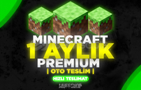 1 Aylık Minecraft Premium ⭐GARANTİLİ⭐
