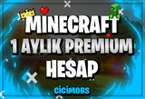 1 Aylık Minecraft Premium+⭐GARANTİLİ⭐