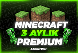 ⭐3 Aylık Minecraft Premium Oto Teslim