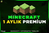 1 Aylık MİNECRAFT PREMİUM + Sorunsuz