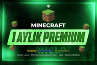 1 Aylık MİNECRAFT PREMİUM + Sorunsuz