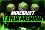 1 Aylık MİNECRAFT PREMİUM + Sorunsuz