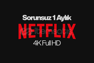  1 AYLIK NETFLİX 4K UHD KİŞİYE ÖZEL PROFİL