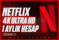 ⭐️1 Aylık Netflix 4K Ultra HD + Garanti