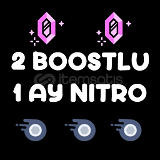 1 Aylık 2 Boostlu Discord Nitro