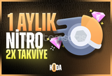 ⭐1 Aylık Nitro 2x Boost | Oto Teslim ⭐