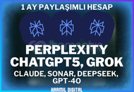 1 AYLIK PERPLEXITY PRO | GPT-5, CLAUDE, Deepseek