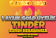 ⭐1 AYLIK TİNDER GOLD ÜYELİK⭐EN SORUNZ+GARANTİLİ