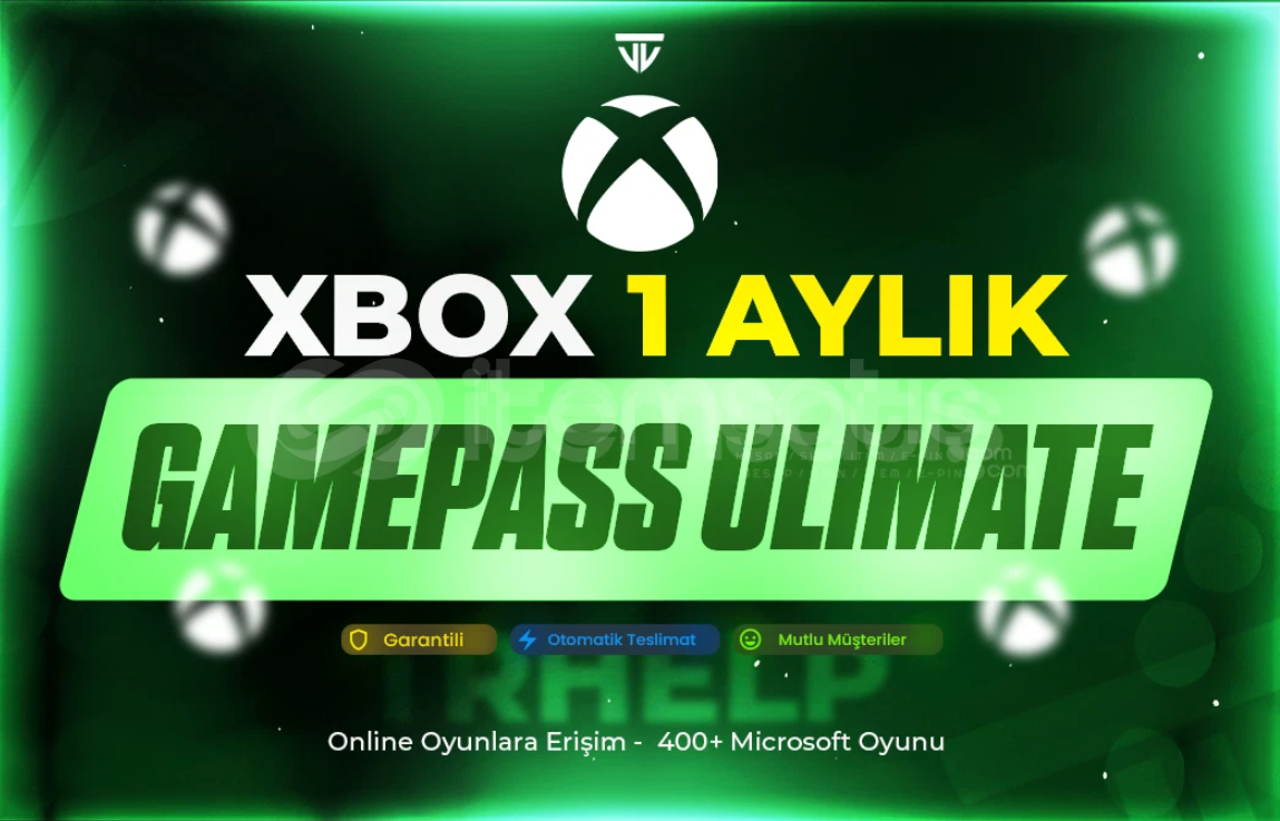 1 Aylık Xbox Gamepass Ultimate | Sorunsuz 1 Aylık Xbox Gamepass Ultimate | Sorunsuz