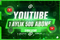 ⭐[1 AYLIK!] YOUTUBE 500 ABONE HIZLI TESLİM⭐