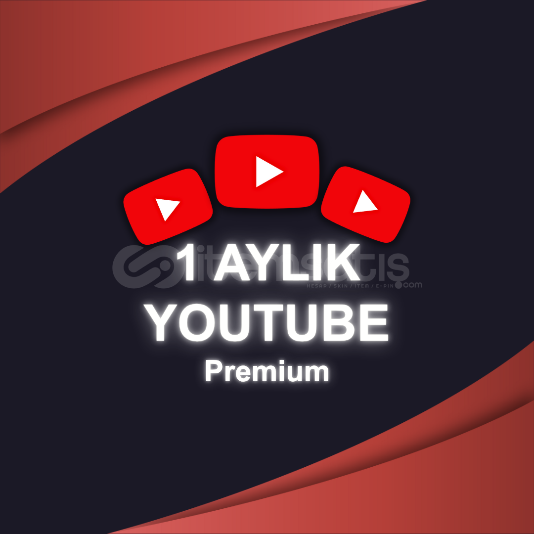 1 AYLIK YOUTUBE PREMIUM - KENDİ HESABINA 1 AYLIK YOUTUBE PREMIUM - KENDİ HESABINA