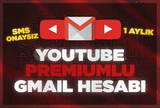 ⭐TR⭐1 AYLIK YOUTUBE PREMİUMLU GMAİL HESABI