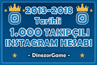 1 BİN TAKİPÇİLİ ESKİ TARİHLİ İNSTAGRAM HESABI 1 BİN TAKİPÇİLİ ESKİ TARİHLİ İNSTAGRAM HESABI