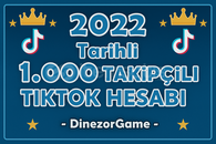 1 BİN TAKİPÇİLİ ESKİ TARİHLİ TİKTOK HESABI 1 BİN TAKİPÇİLİ ESKİ TARİHLİ TİKTOK HESABI