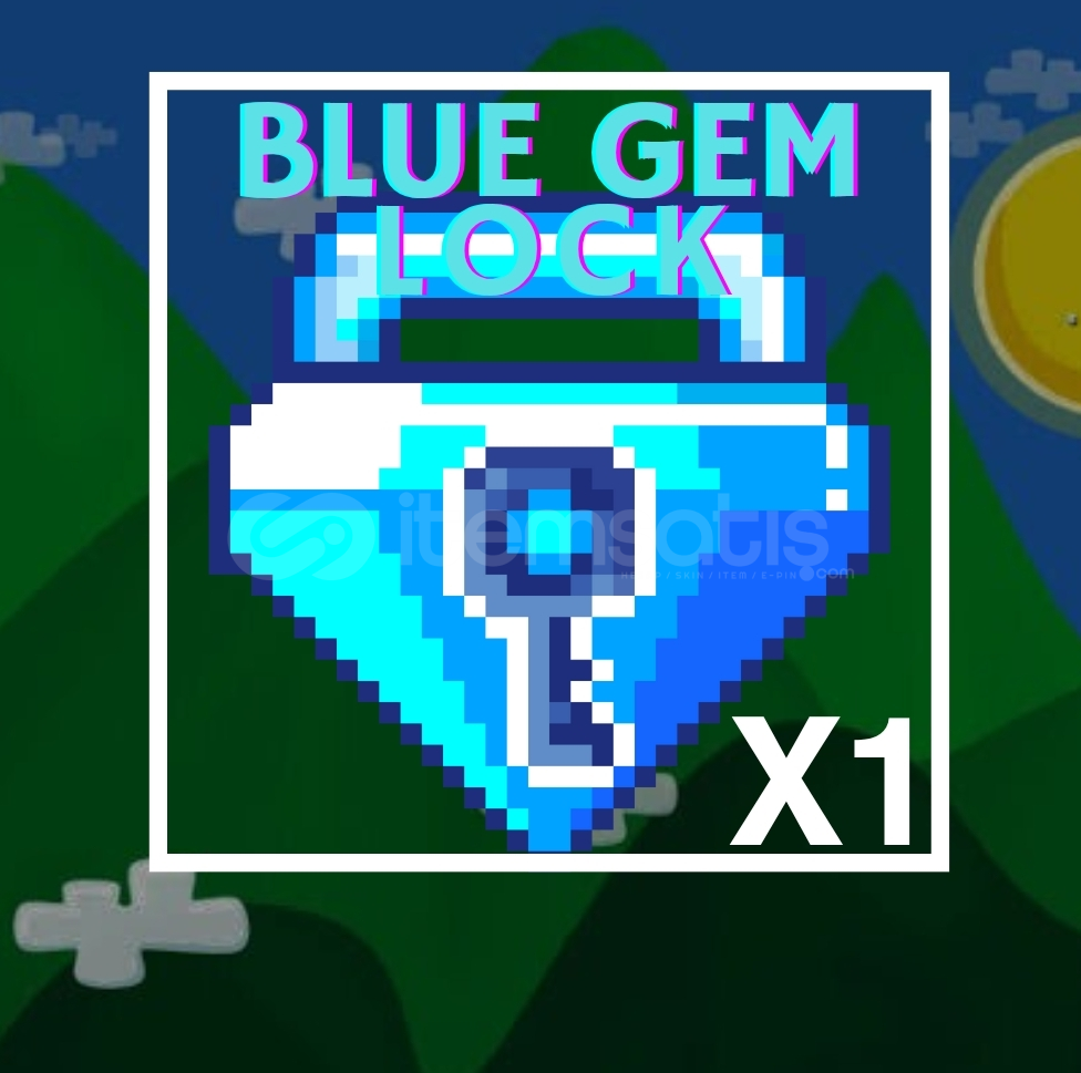 1 BLUE GEM LOCK 1 BLUE GEM LOCK