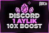 ⭐1 DAKİKADA⭐ 1 AYLIK 10X SERVER BOOST/GARANTİLİ