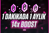 [1 DAKİKADA] 1 AYLIK 14x BOOST⚡